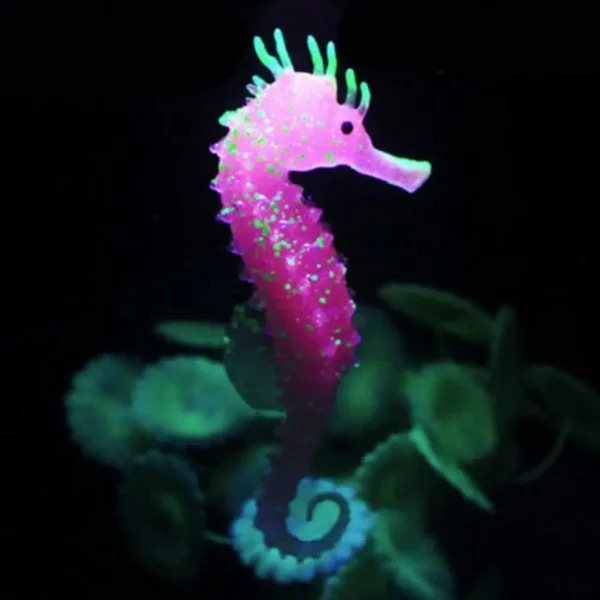 Aquarium Luminous Seahorse Ornament