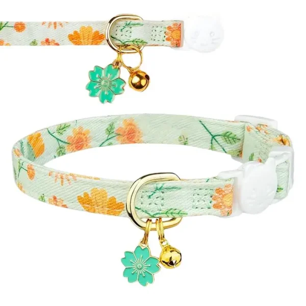 Breakaway Collar Cute Flower Pendant