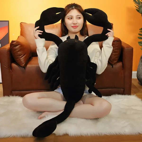 Nice Huggable Lifelike Big Black Scorpion