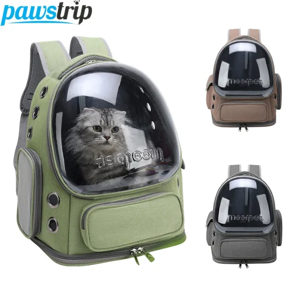 Transparent Pet Cat Carrier Bag Outdoor