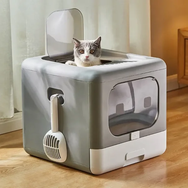 Cat Litter Box with Scoop