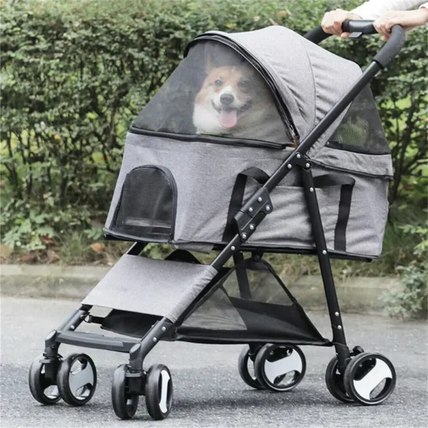 Pet Dog Stroller Foldable For Travel
